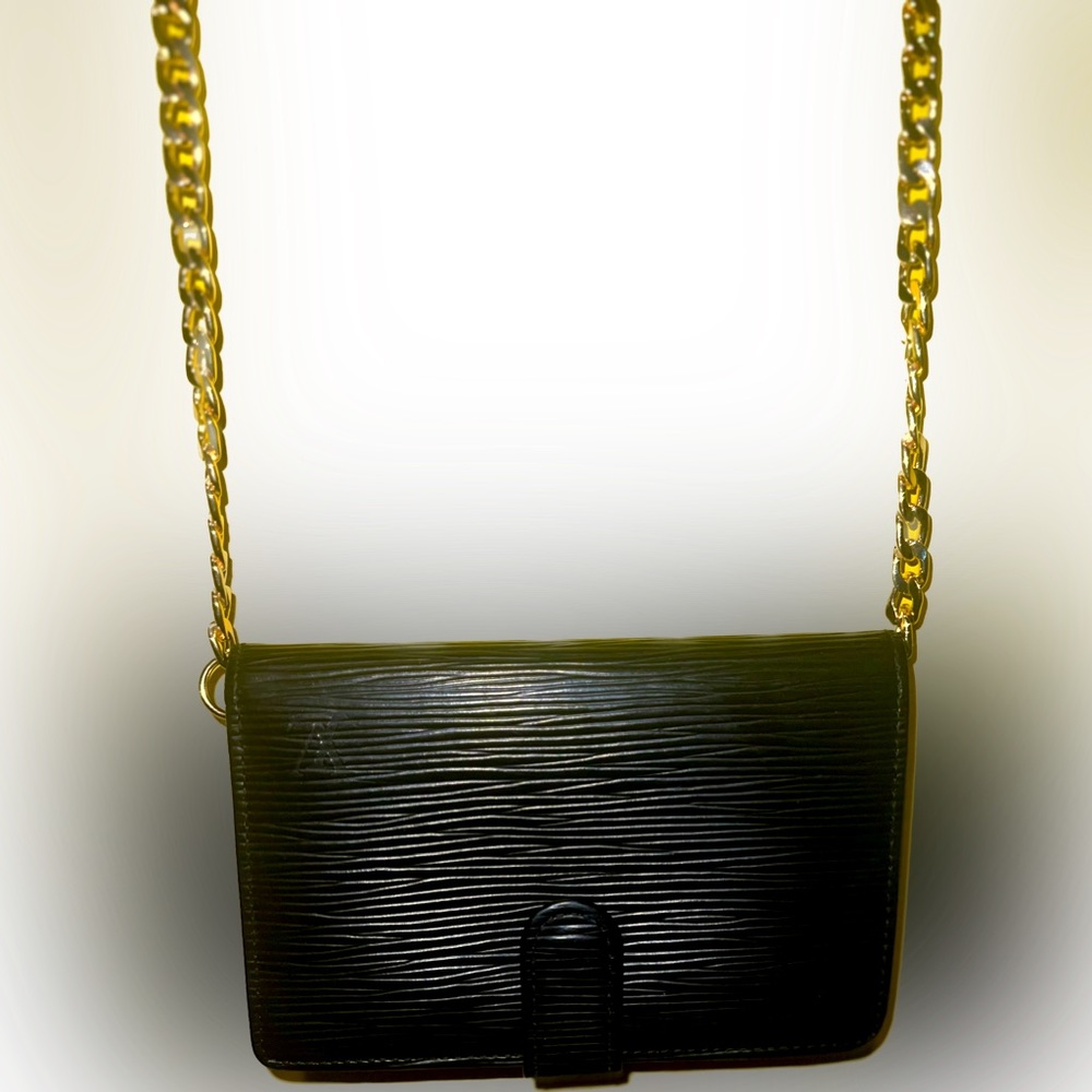 Authentic LV BLACK EPI PORTE-MONNAIE VIENNOIS WALLET